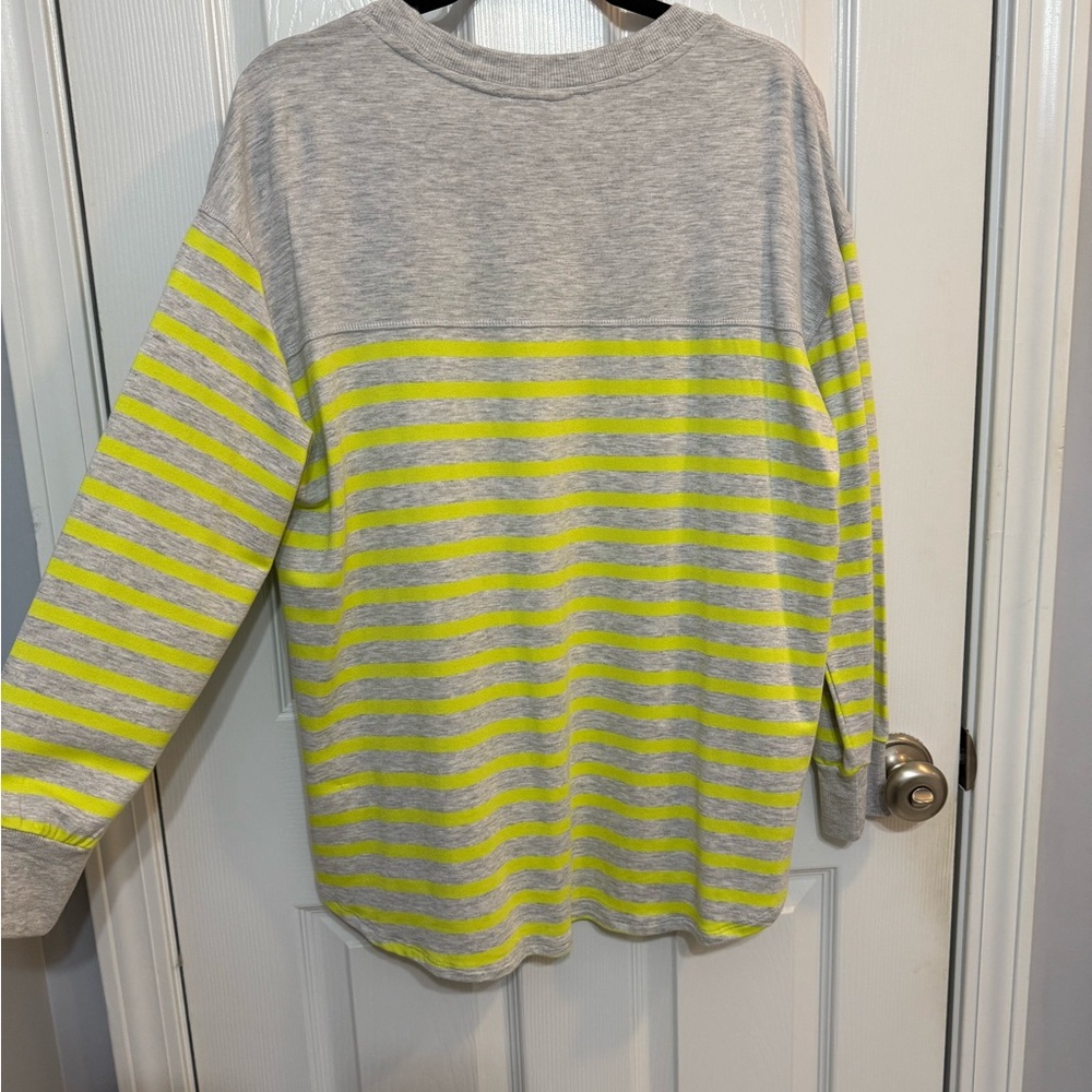 Workshop Republic Clothing Gray Long Sleeve Top Sz 1X NWT - Picture 6 of 6